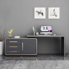 Aspen home, bestar, bush, dmi office, mayline, office source Modern Gray 47 L Shaped Desk Corner Computer Desk With Cabinet