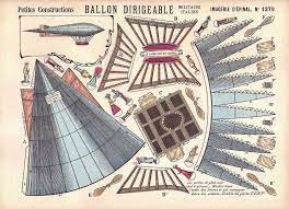 Der kostenlose service von google übersetzt in sekundenschnelle wörter, sätze und webseiten zwischen deutsch und über 100 anderen sprachen. Italian Military Airship Imagerie D Epinal Petites Constructions N 1379 Papiermodell Papierbastelbogen Papierpuppen