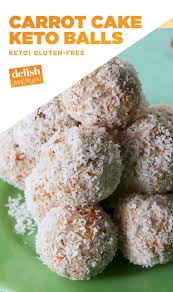 Keto Carrot Cake Balls Are The Perfect Keto Snack Recipe Carrot Cake Balls Vegetarian Keto Ketogenic Recipes