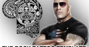 The Rock Tattoo Template The Rock Tattoo The Rock Tattoo Template Polynesische Tatoeages Tatoeages Tatoeage