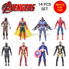 Maybe you would like to learn more about one of these? 14pcs Marvel Avengers Figure Infinity War Superhero Spiderman Ironman Hulk Toys Action Figure Pvc Figure Captain America Shopee Malaysia