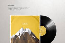 Download Vinyl Record Mockups Set In Stationery Mockups On Yellow Images Creative Store PSD Mockup Templates