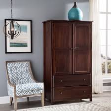 Wardrobe Armoire Wood Furniture Cherry 2 Door Closet Storage Bedroom Cabinet New Ebay Cherry Wood Furniture Wood Furniture Living Room Furniture
