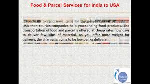 Maybe you would like to learn more about one of these? India To Usa Courier Slide Share