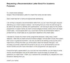 Like the standard cover letter, it also provides a summary of the contents of. Recommendation Letter Email Request Academic Purposes Sample Just Letter Templates