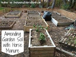 Check spelling or type a new query. Amending Garden Soil With Horse Manure One Hundred Dollars A Month