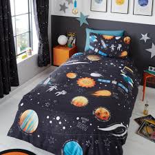 Space Solar System Galaxy Kids Bedding Happy Linen Company