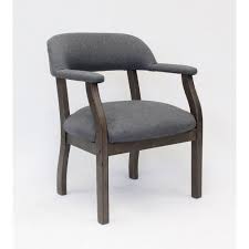 In many varieties, including padded and unpadded, upholstered and not., and even a more elaborate elevated option, you will be the master of all you survey in your perfect captain's chair. Boss Modern Captain S Chair In Slate Grade Commercial Grade Linen