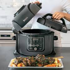Pot roast in slow cooker beef roast and the ninja cooking system are a match made in heaven. Amazon Com Ninja Foodi 9 In 1 Pressure Broil Slow Cooker Air Fryer And More With 6 5 Quart Capacity And 45 Recipe Book And A High Gloss Finish Kitchen Dining