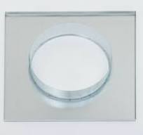 Duct Flange Adapter for standard FFUs; 12" dia, 19.5" W x 19.5" D x 2" H, galvanized steel