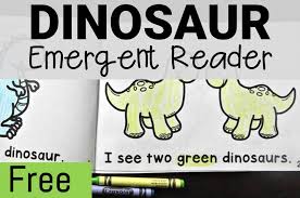 Color and read emergent readers. Free Printable Dinosaur Emergent Reader The Kindergarten Connection