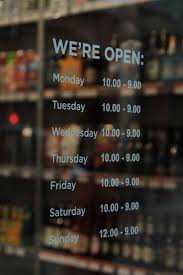 Opening Hours Business Hours Sign Sign Board Design Opening Hours Sign