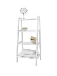 Shop for 4 tier shelving unit at bed bath & beyond. Lloyd Pascal Portland 4 Tier Bathroom Shelving Unit White Very Co Uk