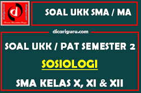 Latihan soal dan kunci jawaban pas sosiologi sma kelas 12. Soal Ukk Pat Sosiologi Sma Kelas 10 11 12 Semester 2 Dicariguru Com