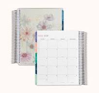 Metallic Wildflowers Monthly Planner