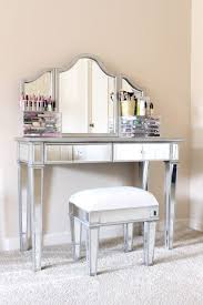 Check out our vanity table with mirror selection for the very best in unique or custom, handmade pieces from our home & living shops. My Makeup Vanity And Makeup Storage Makeover Mirrored Vanity Kelsey Smith