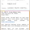 Surat lamaran kerja via email untuk fresh graduate. 1