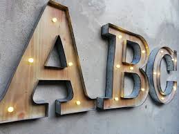 Led Buchstaben Leuchtbuchstaben Marqueebuchstaben Leuchtbuchstaben Led Buchstaben Metallbuchstaben
