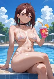 Grabbing Mai from behind - Rule 34 AI Art