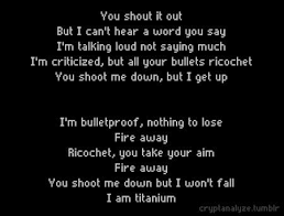 sia you shout it out but i can't hear a word you say i'm talking loud. Titanium Lyrics Sia David Guetta Ft Sia Titanium Lyrics Youtube