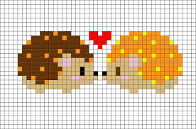 Hedgehog Pixel Art Hedgehog Cross Stitch Cross Stitch Embroidery Cross Stitch Animals