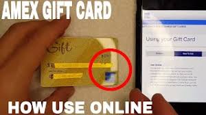 Wanted a $50 express gift card however they were not available in the holiday card style, only the black gift card. How To Use American Express Amex Gift Card Online Youtube