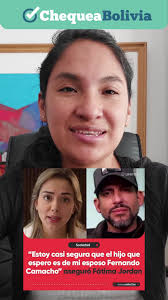 ❌Falso: @Unitel Bolivia no publicó que Fatima Jordan está 'casi segura que  el hijo que espera es de Luis Fernando Camacho’ #ChequeaBolivia #EsFalso