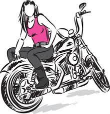 Download Biker Girl Free Vector Eps Cdr Ai Svg Vector Illustration Graphic Art