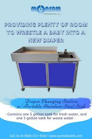 Mobile Diaper Changing Table With Sink Monsam Enterprises Diaper Changing Station Portable Diaper Changing Station Changing Station