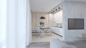 Bathroom decorating ideas ukrainian city o. Ethno White Minimalist Apartment Design Kyiv Ukraine Archi Living Com