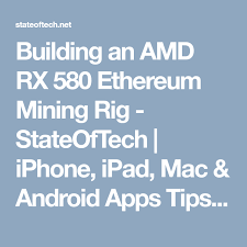 Instead, they enable you to keep track of the mining. Building An Amd Rx 580 Ethereum Mining Rig Stateoftech Iphone Ipad Mac Android Apps Tips Tutorials Ethereum Mining Rigs Crypto Mining