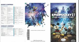 Simple mickey and his friends coloring page for kids. Epic Mickey 2 The Power Of Two For Nintendo Wii U Passion For Games