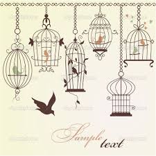Vector Bird Vintage Desenler Dekor