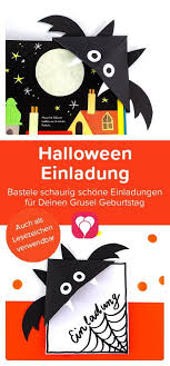Schaurig Schone Halloween Einladung Basteln Fur Kinder Balloonas Com Halloween Einladung Einladung Basteln Einladung Kindergeburtstag