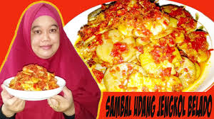 Tambahkan udang yang yang sudah disiapkan dan masak selama 10 menit lebih lama sampai udang matang. Sambal Udang Jengkol Balado Cara Memasak Sambal Udang Jengkol Balado Olahan Udang Dan Jengkol Youtube
