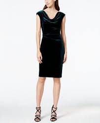 Vince Camuto Dress Cap Sleeve Velvet Cocktail Dress Reviews Dresses Women Macy S Cocktail Evening Dresses Black Velvet Midi Dress Velvet Cocktail Dress
