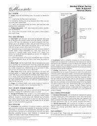 Stainable wood doors 3 panelite equal (c30 w/glazing) in fir with cross reeded glass 1 panel square top (c11) in cherry 6 lite (3/4) over panel (506) in poplar with narrow reed glass Masonite 18986 19211 19501 19143 19754 19341 19150 18948 19075 18917 Specification Manualzz