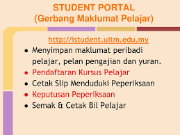 Perutusan khas menteri pelajaran dan inovasi sabah. Pendaftaran Kursus Pelajar Sistem Pembelajaran Maya Ppt Download