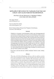 Xajar ke anak kau bg nafkah n tanggungjawab. Pdf Kewajipan Menanggung Nafkah Anak Tak Sah Taraf Satu Kajian Kes Di Negeri Kedah The Duty To Provide Maintenance To Illegitimate Children A Case Study Of The State Of Kedah