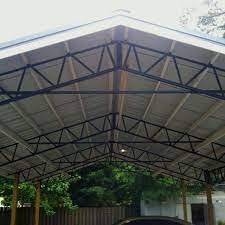 Steel Truss Diy Carport From Armour Metals Steel Trusses Diy Pole Barn Diy Carport