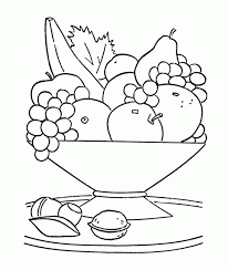 Fresh Fruit In The Basket Coloring Page For Kids Fruit Coloring Fruit Coloring Pages Food Coloring Pages Coloring Pages