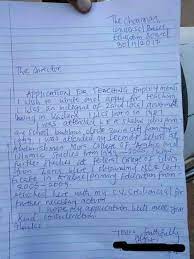 Application Letter A Teacher Wrote In Kaduna Photos Jobs Vacancies Nigeria