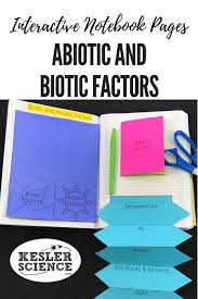 Biotic And Abiotic Factors Worksheet Pdf Compare And Contrast Examples Of Abiotic And Biotic Factors With This Flip Book Worksheet Acti Life Science Middle School Interactive Notebooks Science Lessons