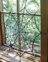 Buy spider web wall decor & more sesonal items. Spider Web Wall Hanging Beaded Spider Web Spider Web Beaded Spiders Wire Spider