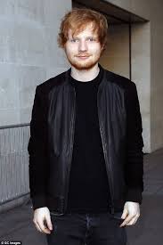 Ed Sheeran Dominates Aria Single Charts Daily Mail Online