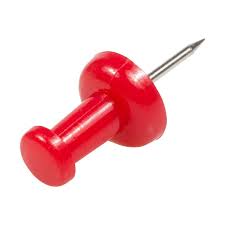 JAM Paper Push Pins, Red Pushpins, 100/Pack - Walmart.com