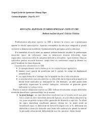 Sprijin special pentru copiii cu cerinţe educaţionale speciale. Educatia Elevilor Cu Nevoi Speciale
