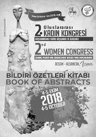 2. ULUSLARARASI KADIN KONGRESİ, Güçlendirilmek Yerine Güçlenmek ve  İlerlemek 2 nd WOMENS CONGRESS, Gaining Power and Ad