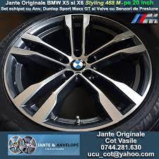 Bmw X5 And X6 Styling 468 M Pack Original Genuine 20 Inch Rims And Wheels Black With Polished Front Jante Originale Noi Si Second