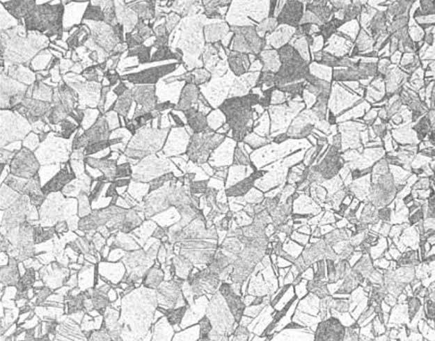 Microestrutura do aço revelada, gerada com IA